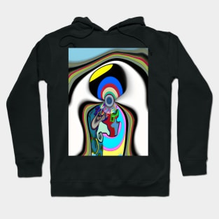 Swirls, Lines And Blob Hoodie